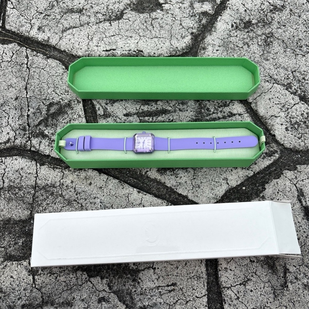 Swarovski Watch Silicone strap, Purple